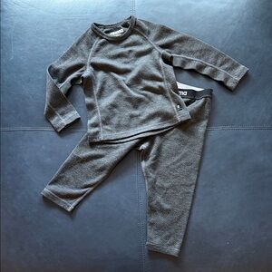 Reima Charcoal Grey Thermal Two-Piece Set
